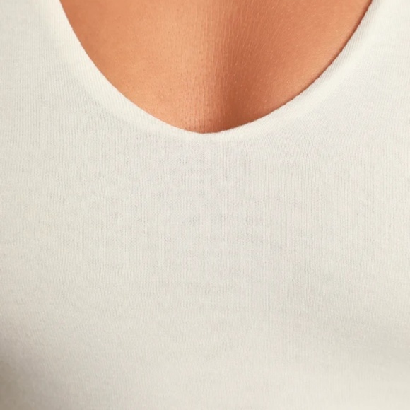 Lulus Basics Feel Like Dancing White Crop Top - Size M - NWT - Picture 5 of 7